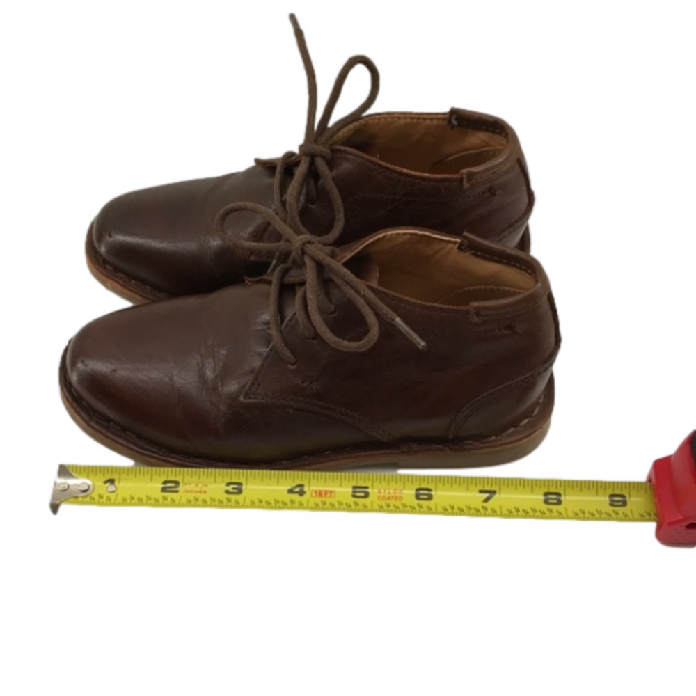 KENNETH COLE NEW YORK Real Deal Crazy Horse Brown Leather Chukka Boots—Boys 11 - Picture 14 of 14